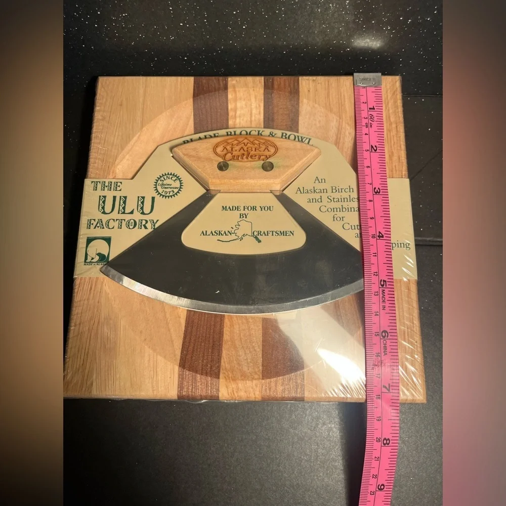 Alaskan Birch and Stainless Steel Knife Set